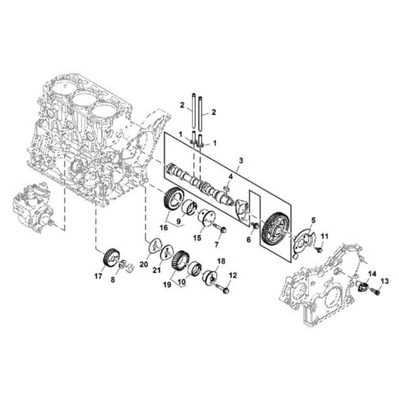 John Deere 1580 - PC12160 - Camshaft - ST783749