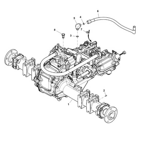 John Deere 1580 - PC12160 - Transaxle - ST786929