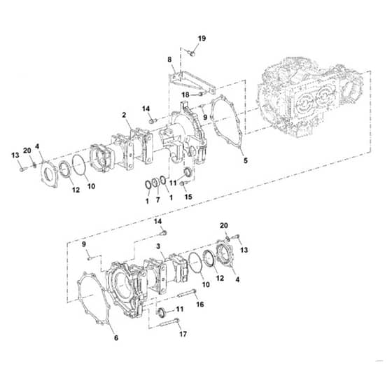 John Deere 1580 - PC12160 - Axle Housing - ST786977