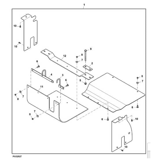 John Deere 1580 - PC12160 - Vehicle Enclosure - ST794353