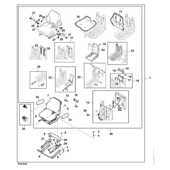 John Deere 1580 - PC12160 - Deluxe Suspension - ST822583