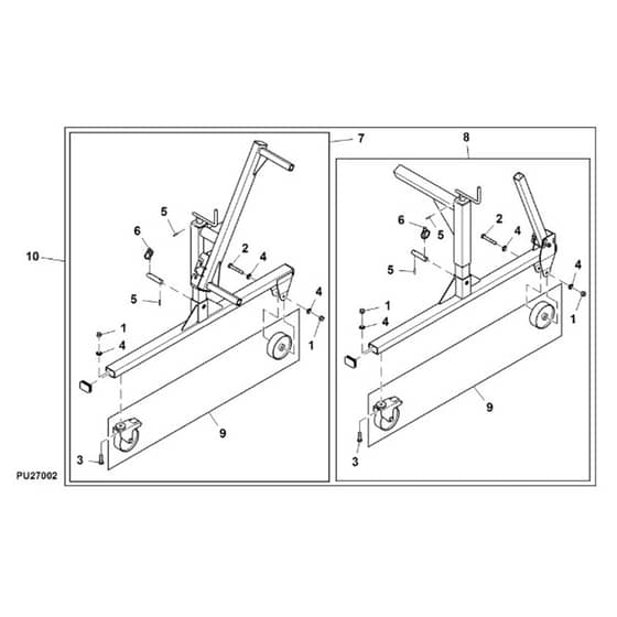 John Deere 1580 - PC12160 - Parking Stand - ST920613
