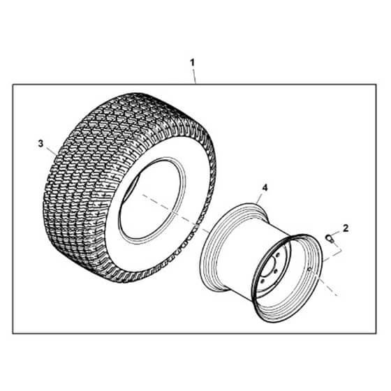 John Deere 1585 - PC12161 - Tire Kit - ST757090