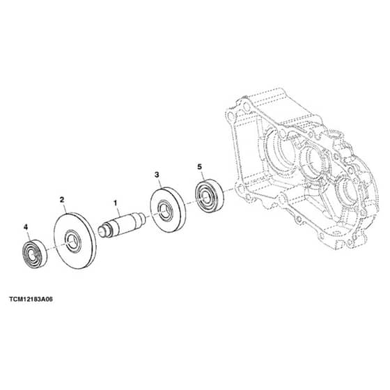 John Deere 1585 - PC12161 - Drive Shaft - ST786953