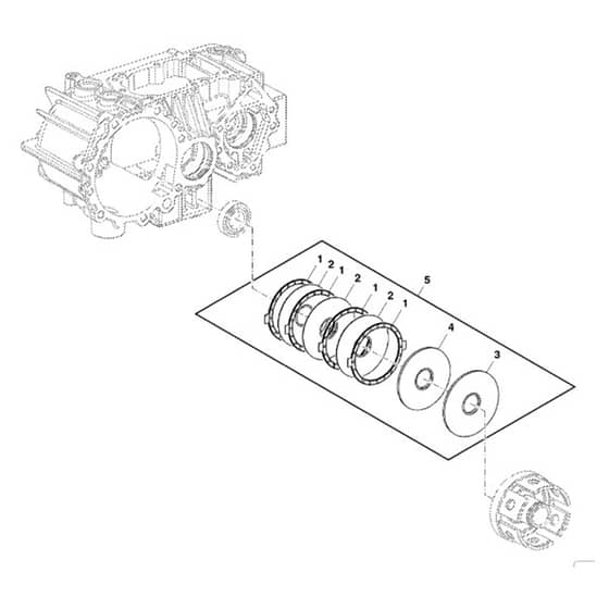 John Deere 1585 - PC12161 - Pto Brake - ST787016