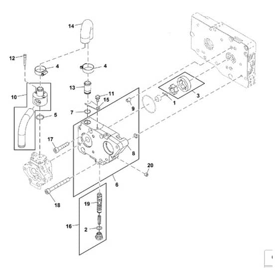 John Deere 1585 - PC12161 - Controls - ST787025
