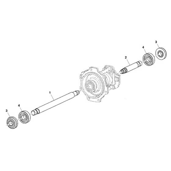 John Deere 1585 - PC12161 - Front Shaft - ST787036