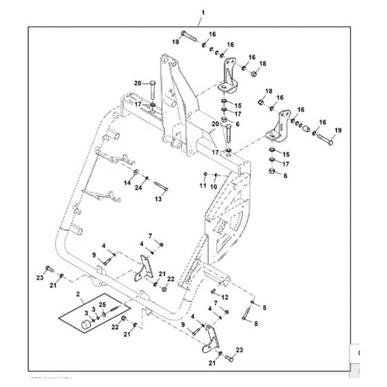 John Deere 1585 - PC12161 - Mounting Kit - ST788446