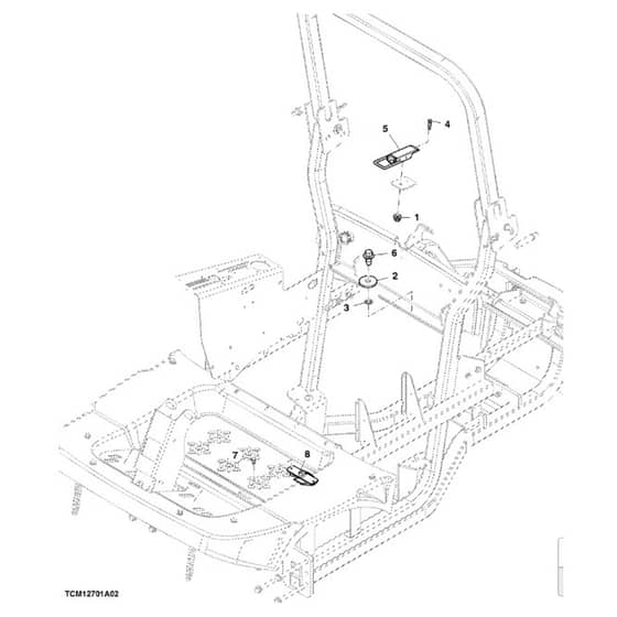 John Deere 1585 - PC12161 - Latch - ST788621