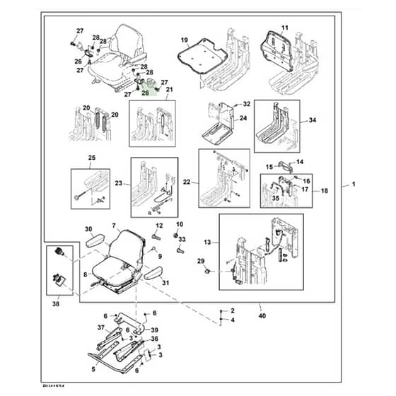 John Deere 1585 - PC12161 - Deluxe Suspension - ST822583