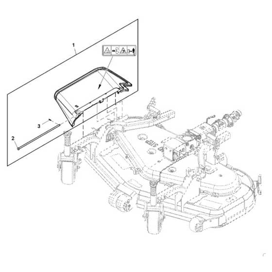 John Deere 1585 - PC12161 - Discharge Chute (030001 - ) - ST974885