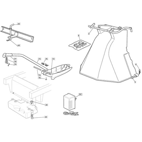 1636H - 2007 - 13-2624-12 - Mountfield Ride On Mower Options Diagram