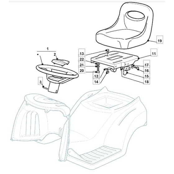 1636H - 2006 - 299961683/MOE - Mountfield Ride On Mower Seat Diagram