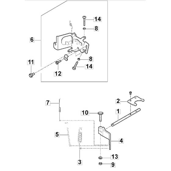 1638H Twin - 2020 - 2T2610683/M20 - Mountfield Ride On Mower Control Diagram