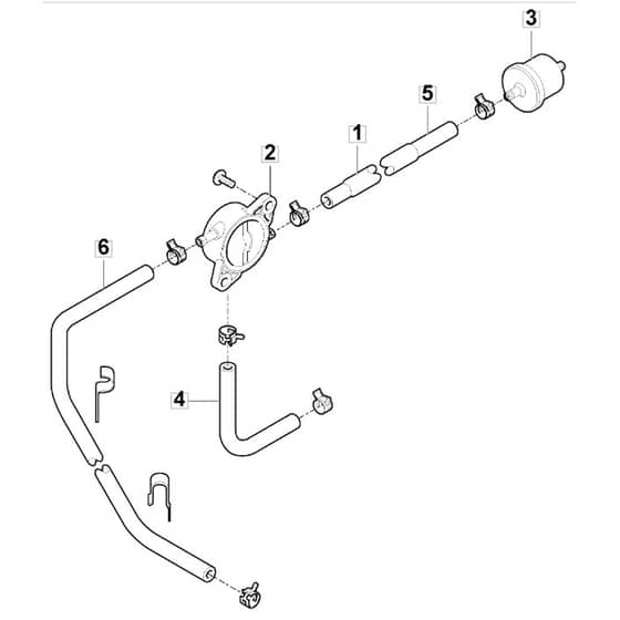 1638H Twin - 2020 - 2T2610683/M20 - Mountfield Ride On Mower Fuel Tank Diagram