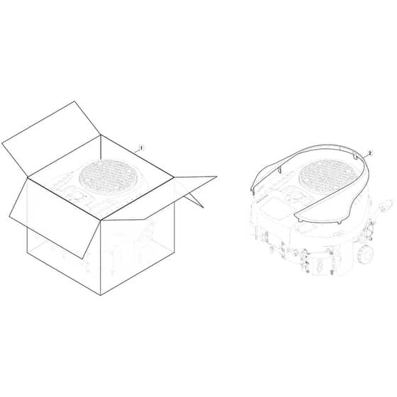 1638H Twin - 2021 - 2T2630483/M21 - Mountfield Ride On Mower Engine Cover Diagram