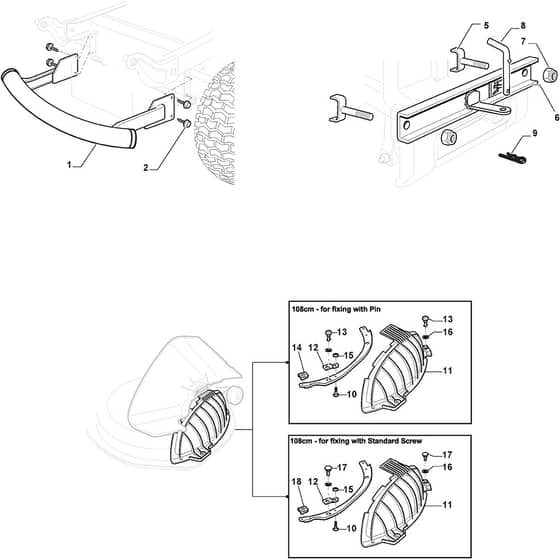 1643H-SD - 2019 - 2T1200683/M19 - Mountfield Ride On Mower Options Diagram