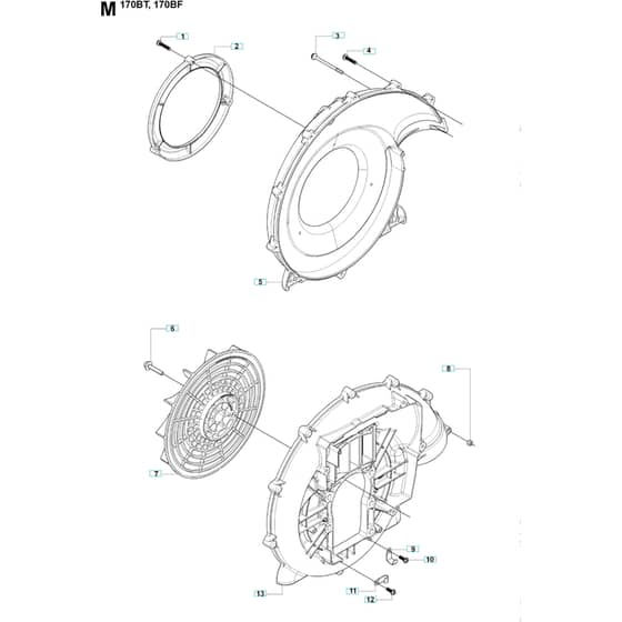 Husqvarna 170 BF - 20084000001-Current Fan