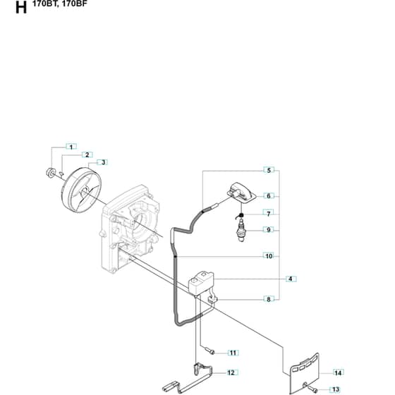 Husqvarna 170 BT - 20084000001-Current Ignition System