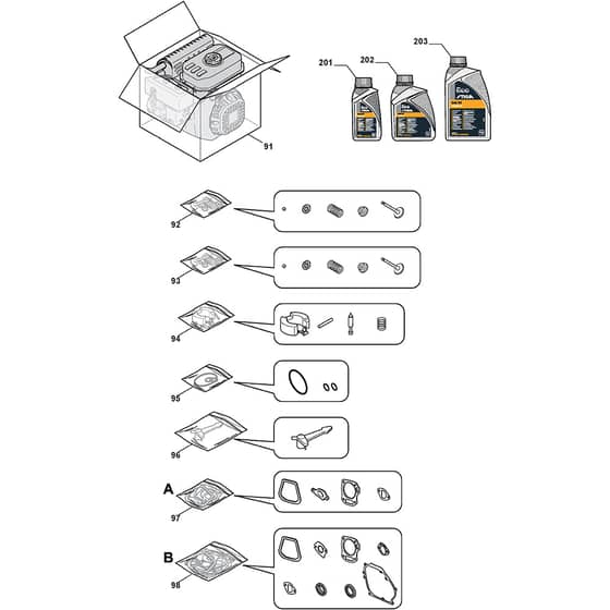182 CC - 2009 - 182 CC_08_0001 - Stiga Engine Engine 03 Diagram