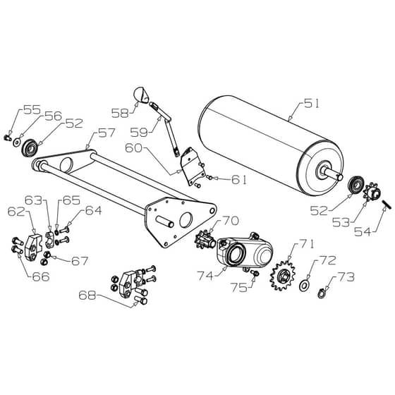 Masport 18 - 457958 - Sept 2018 8307508 - Roller Assembly