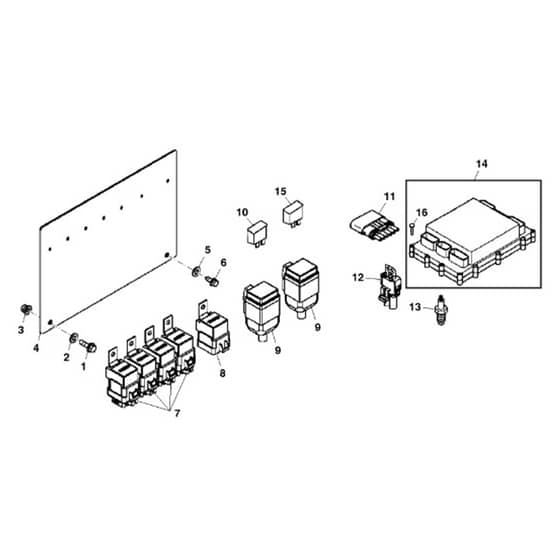 John Deere 1905 - PC9386 - Relays - ST501741