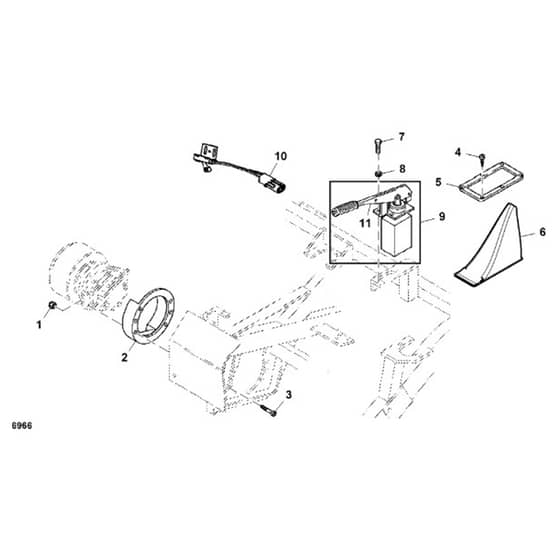 John Deere 1905 - PC9386 - Handbrake - ST501751