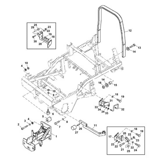 John Deere 1905 - PC9386 - Frame - ST501771