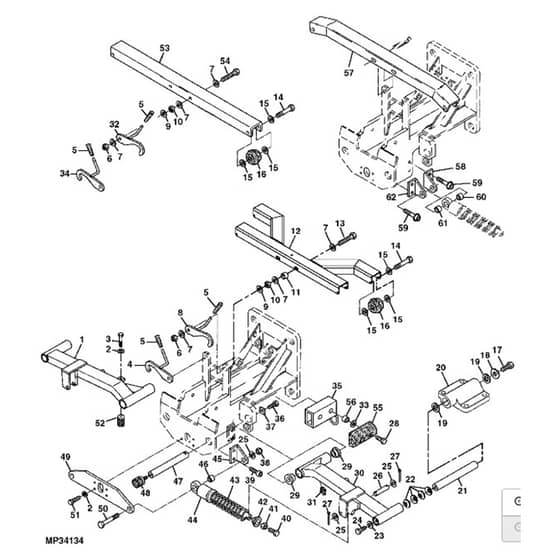 John Deere 1905 - PC9386 - Lift Linkage - ST501794