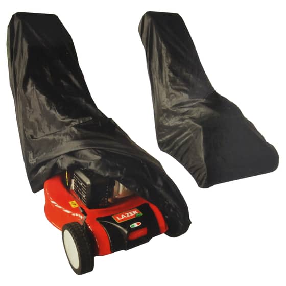 All Weather Garden Lawn Mower Cover - Black Polyester
