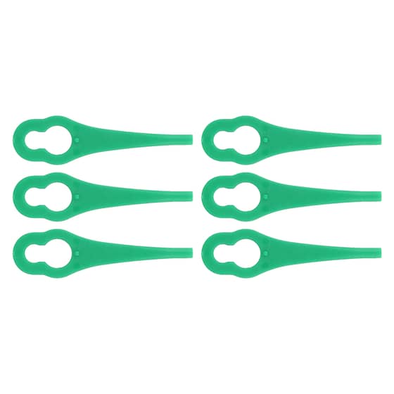Bosch Qualcast Plastic Blades  Mow N Trim Hoversafe, Pack of 6