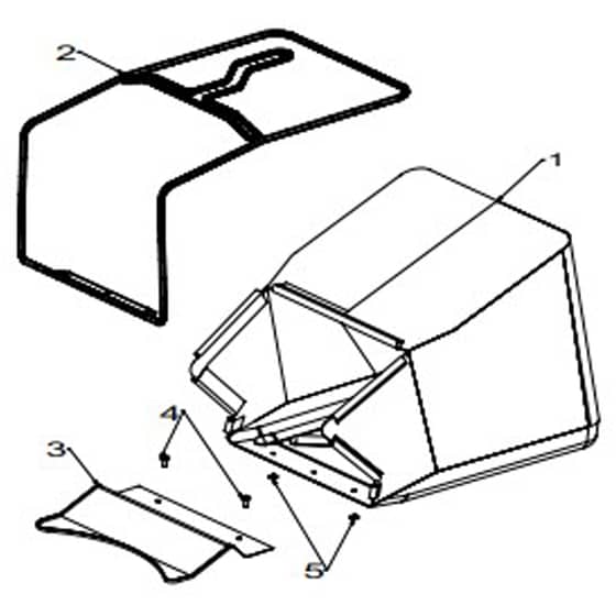 Masport 200ST - 483809 - Sept 2015 7960907 - 767445 Bag Catcher Assembly