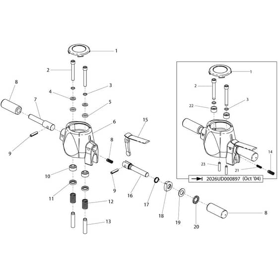 Belle 20-26 UD - Top Cover Assembly