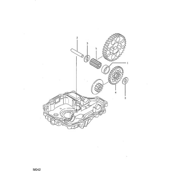 2048H - 2002 - 13-2655-12 - Mountfield Ride On Mower Final Pinion Diagram