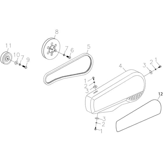 205 S - Bertolini Tiller Hood Diagram