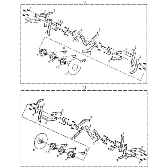 205 S - Bertolini Tiller Tiller Diagram
