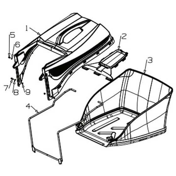Masport 21 - 457944 - Oct 2009 7264646 - 21” Aero Catcher Assembly