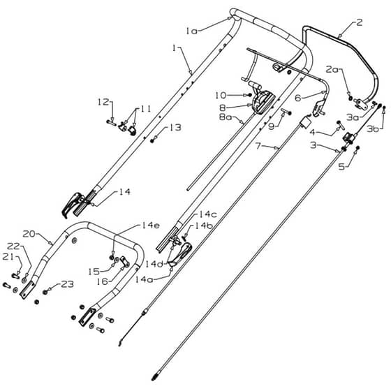 Masport 21 - 457944 - Oct 2009 7264646 - Handle Assembly