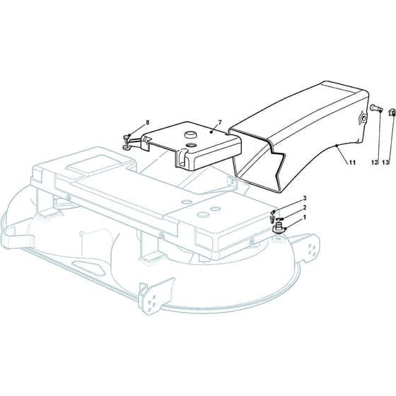 2248H - 2007 - 299942283/MO7 - Mountfield Ride On Mower Guards Diagram