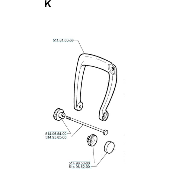 Husqvarna 225 BV - 1996-1997 - Handle