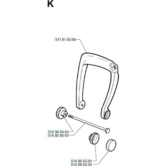 Husqvarna 225 BV - 1997-Current - Handle