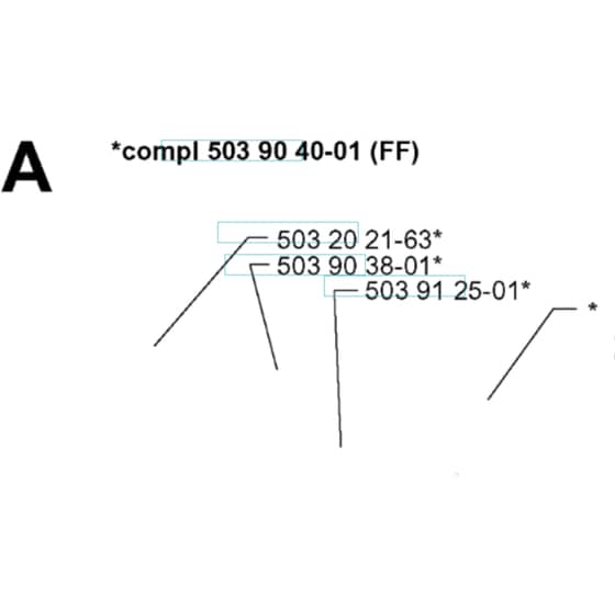 Husqvarna 225 HBV - 1997-2000 - Muffler