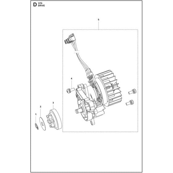 Husqvarna 225i - 970547502 - Drive