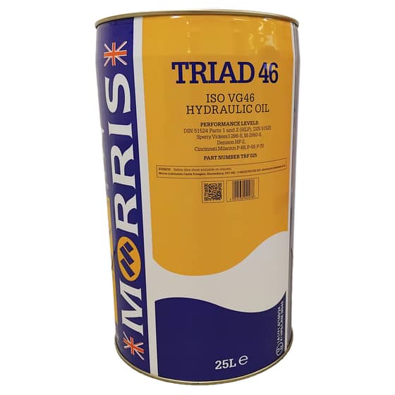 Genuine Morris Triad 46 Hydraulic Oil, 25 Litres