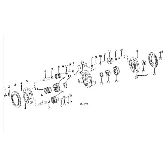John Deere 2520 - PC1145 - Planetary Assembly - ST104