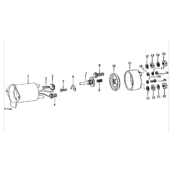John Deere 2520 - PC1145 - Starter Solenoid - ST112