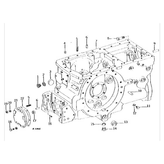 John Deere 2520 - PC1145 - Transmission Case - ST121