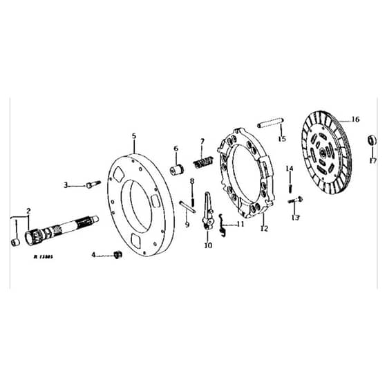 John Deere 2520 - PC1145 - Transmission Disconnect - ST132
