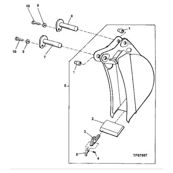 John Deere 2520 - PC1145 - Replacement Backhoe - ST14