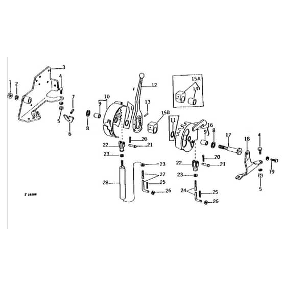 John Deere 2520 - PC1145 - Transmission Shifter - ST146